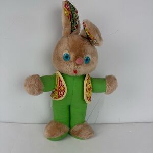 Vintage Knickerbocker Animals of Distinction Bunny Rabbit Stuffed Animal SEE ALL